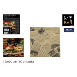 Papel Antigraso Color Kraft 20x20 cm 50 hojas - My Bar (24 Unidades) Precio: 21.49999995. SKU: B1KEF2EGAK
