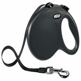 Correa FLEXI New Classic Leash - L: 8 m - Negro - Para perros