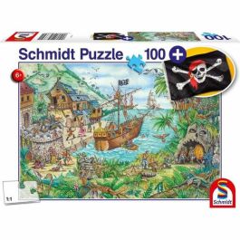 Puzzle Schmidt Spiele In the Pirate Bay Bandera 100 Piezas