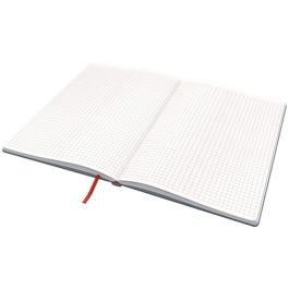 Leitz cuaderno de notas cosy touch 80h cuadriculado t/dura cierre c/goma din b5 gris