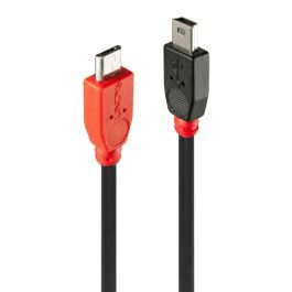 Cable Micro USB LINDY 31717 50 cm Rojo/Negro