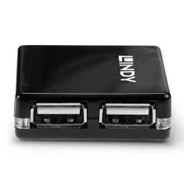 Hub USB LINDY 42742 Negro