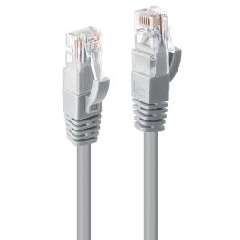 Cable de Red Rígido UTP Categoría 6 LINDY 48001 Gris 50 cm 5 cm 1 unidad