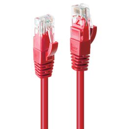 Cable de Red Rígido UTP Categoría 6 LINDY 48031 Rojo 50 cm 1 unidad