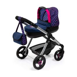 Coche muñecas stule pram azul marino 86x79x42 cm Precio: 100.935054. SKU: S2424867