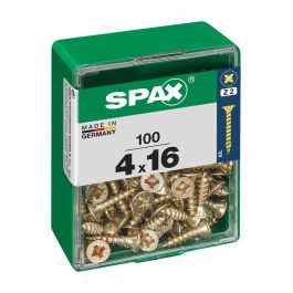 Caja de tornillos SPAX Tornillo de madera Cabeza plana (4 x 16 mm) (4,0 x 16 mm) Precio: 3.95000023. SKU: S7913883