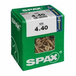 Caja de tornillos SPAX Yellox Madera Cabeza plana 125 Piezas (4 x 40 mm) Precio: 6.95000042. SKU: S7913894