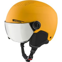 Casco de Esquí Alpina Zupo Visor Q-Lite Amarillo 51-55 cm
