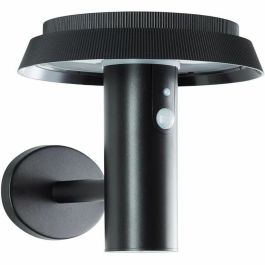 Aplique de exterior - BRILLIANT - ALVERO - LED y solar - Detector de movimiento - Metal y plástico - 4 W - Negro