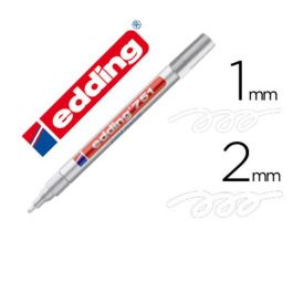 EDDING Marcador permanente 751 trazo 1-2mm blanco