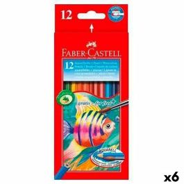 Lápices de Colores Acuarelables Faber-Castell Multicolor 6 Piezas Precio: 27.95000054. SKU: S8421886