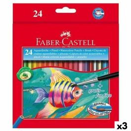 Lápices de Colores Acuarelables Faber-Castell Multicolor 3 Piezas Precio: 34.95000058. SKU: S8421887