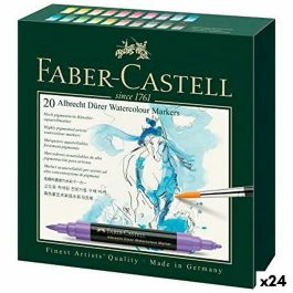 Set de Rotuladores Faber-Castell Acuarelas Estuche (24 Unidades) Precio: 1072.49999956. SKU: S8421937