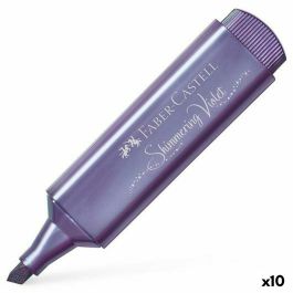 Marcador Fluorescente Faber-Castell Textliner 46 Violeta 10 Unidades Precio: 15.94999978. SKU: S8421721