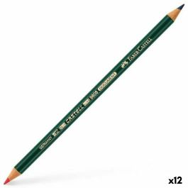 Lápices de colores Faber-Castell 9608 Document Azul Rojo (12 Unidades) Lápices de colores Faber-Castell 9608 Document Azul Rojo (12 Unidades)
