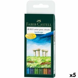 Set de Rotuladores Faber-Castell Pitt Artist Landscape Estuche (5 Unidades) Precio: 50.94999998. SKU: S8421955
