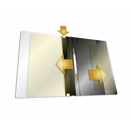 Durable Carpeta De Presentación Dossier Fáster Duraplus A4 Blanco - Pack de 25 Unidades