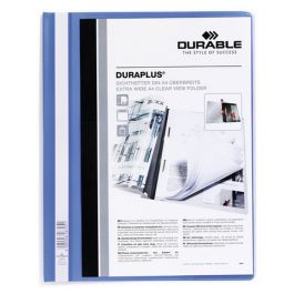 Durable Carpeta de Presentación Dossier Fastener Duraplus A4 Azul - 25 Unidades