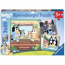 Set de 3 Puzzles Bluey Ravensburger 05685 147 Piezas