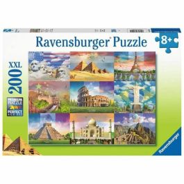 Puzzle Ravensburger 13290 XXL Monumentos del mundo 200 Piezas