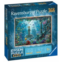 Puzzle de escape infantil En el reino submarino, puzzle de 368 piezas, Des 9, 13395, Ravensburger