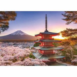 Puzzle Ravensburger 17090 Mount Fuji Cherry Blossom View 1000 Piezas