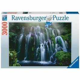 Puzzle Ravensburger Chutes d'eau, Bali Paysage et nature 3000 Piezas