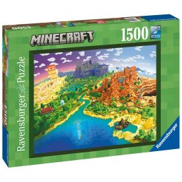 Puzzle Minecraft Ravensburger 17189 World of Minecraft 1500 Piezas