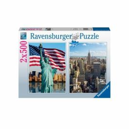 Puzzle Ravensburger Skyscraper & Liberty 2 x 500 Piezas Precio: 29.49999965. SKU: S7181121
