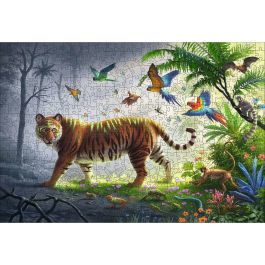 Puzzle Ravensburger Jungle Tiger 00017514 500 Piezas