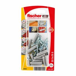Tacos y tornillos Fischer Tacos y tornillos 20 Piezas (5 x 25 mm)