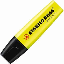 Stabilo Boss original rotulador fluorescente amarillo estuche -4u-