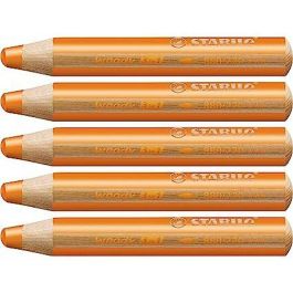 Lápices de colores Stabilo Woody Naranja 3 en 1 (5 Unidades) Precio: 11.8458998669. SKU: B1AJ5GGMHC