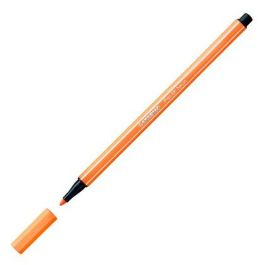 Stabilo Rotulador Pen 68 Naranja Fluorescente Caja 10 Ud