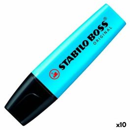 Marcador Fluorescente Stabilo Boss Azul (10 Unidades) (1 unidad)