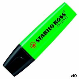 Marcador Fluorescente Stabilo Boss Verde Negro/Verde 10 Piezas (10 Unidades) (1 unidad) Precio: 17.95000031. SKU: S8422790