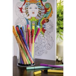 Rotulador Stabilo Acuarelable Pen 68 Estuche De 8 Colores Surtidos Pastel