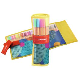 Set de Rotuladores Stabilo Point 88 Yellow Rollerset Estuche enrollable Multicolor Precio: 23.50000048. SKU: S8417794