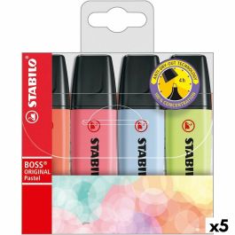 Set de Marcadores Fluorescentes Stabilo Boss Pastel Multicolor (5 Unidades) Precio: 25.95000001. SKU: B1KEW5STNM