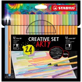 Stabilo Creative Set Arty Con 12 Point 88 + 12 Pen 68 Colores Surtidos Estuche 24 Ud Precio: 16.78999993. SKU: S8417796