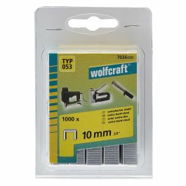 Pack 1000 grapas de lomo ancho 10mm. tipo 053. 7036000 wolfcraft