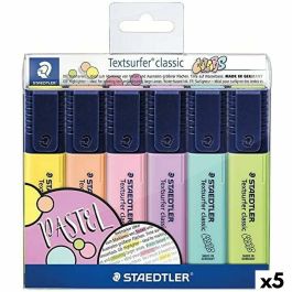 Set de Marcadores Fluorescentes Staedtler Textsurfer Classic Pastel Pastel (5 Unidades)