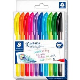 Set de Bolígrafos Staedtler 4320 M Multicolor 1 mm 10 Piezas Precio: 5.50000055. SKU: B1AYNC2P8N