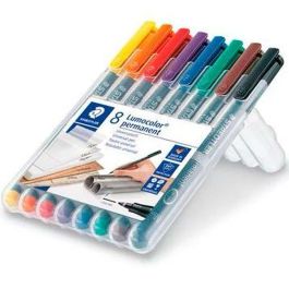 Staedtler Rotulador Permanente Lumocolor 318 F C-Surtidos Estuche 8 Ud