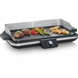 Plancha regulable hasta 230°C - SEVERIN PG8564 - Placa antiadherente extraíble - Grill eléctrico con recogegrasas - Negro Precio: 149.49999999. SKU: B16HTENB82