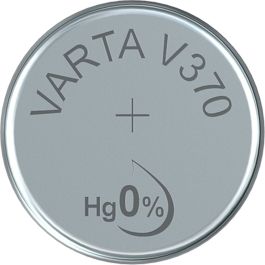 Micro pila de boton varta silver sr69 - v370 1,55v (blister 1 unid.) ø9,5x2,15mm Precio: 1.9499997. SKU: S7902672