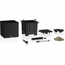 Macetero LECHUZA Canto Stone Cube 40 - kit LED completo, negro grafito