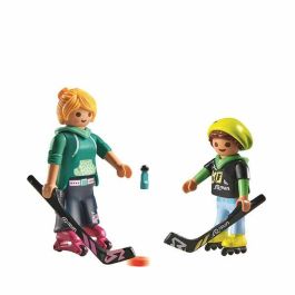 Playset Playmobil 71209 13 Piezas Jugador de hockey Duo