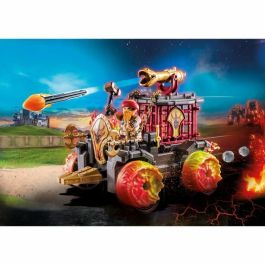 PLAYMOBIL 71299 Burnham Raiders Fiery Battle Cart - Enfréntate a los enemigos con el carro, el cañón y el asiento eyectable