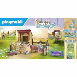 PLAYMOBIL 71494 Jinetes con cajón y ponis